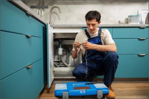 Professional plumbing pipe repair