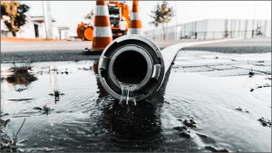 Pipe bursting trenchless process